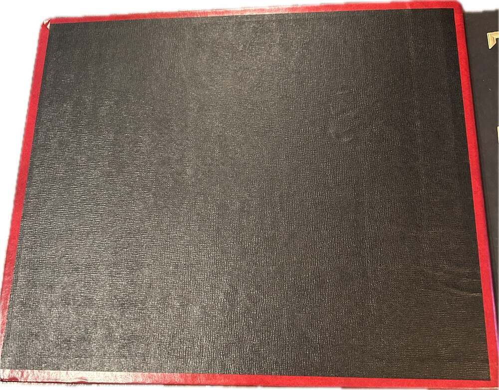 Vintage 1960s Red Faux Leather String-Tie Photo Album w/Gold Foil Detail - Picture 3 of 7